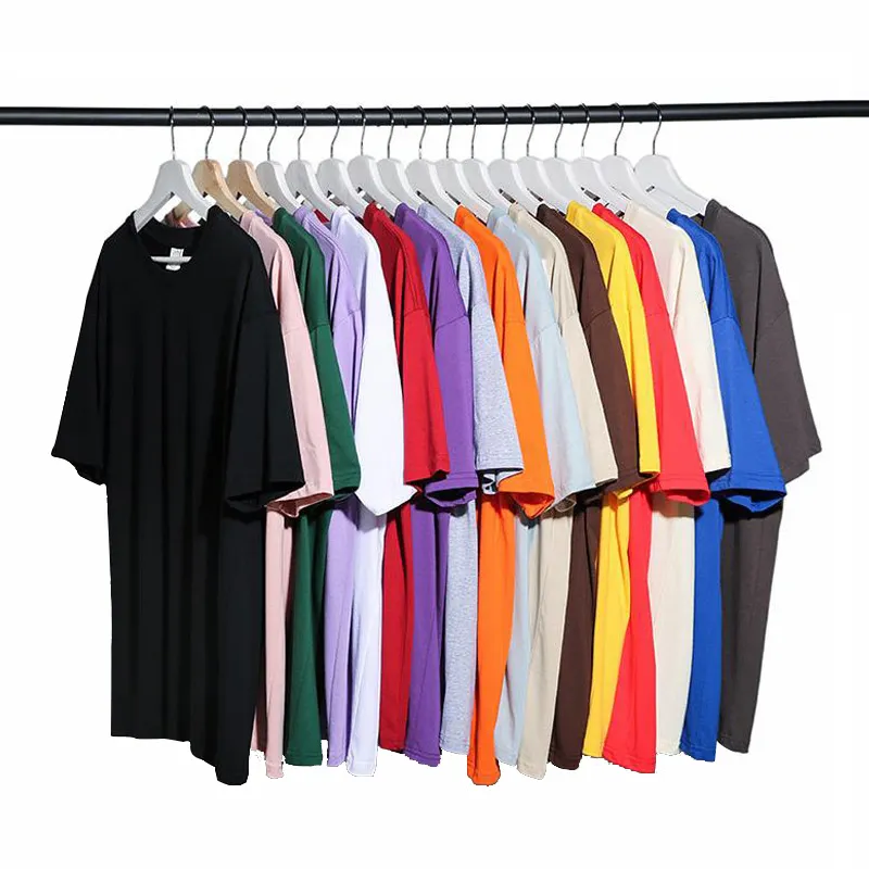Wholesale Men's Tee Shirts versized T-shirts Mens Clothing Custom Private Label 100% Cotton Blank T Shirts